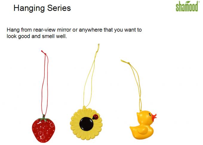 Hanging Sweet Strawberry Plastic Car Air Freshener Decorative Practical