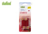 Strawberry Fragrance Car Vent Air Fresheners Eco - Friendly Stripe Shape
