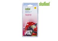 Customized Raspberry Plastic ODM Car Smell Remover