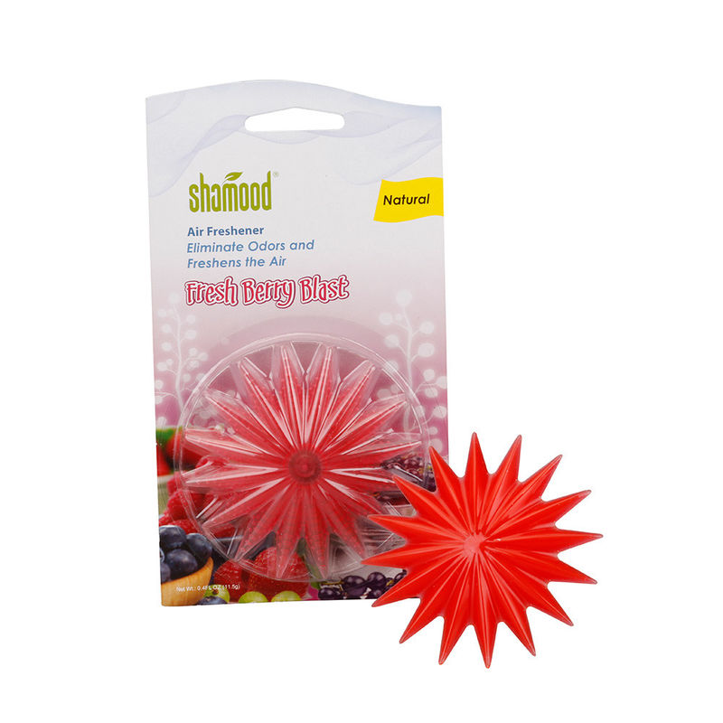 ISO9001 Fresh Berry Blast Fragrance Plastic Air Freshener For Home