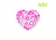 Sweet - scented Good Smelling Car Air Fresheners  Heart  Paper Car Hanging perfume