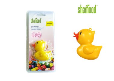 Plastic Air Freshener Lemon Yellow Duck Hanging Air Freshener Both for Home and Car