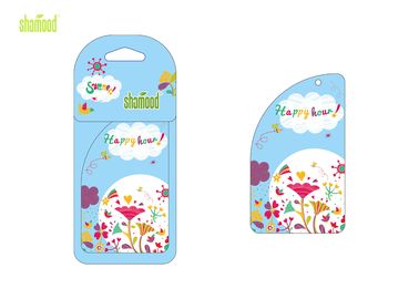 Odorless Paper Air Freshener Summer Fragrance Hanging Car Perfume Customized Item