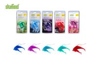 Double Dolphin  Plastic Air Freshener Four Scents Hanging In Carfor Rear View Mirror