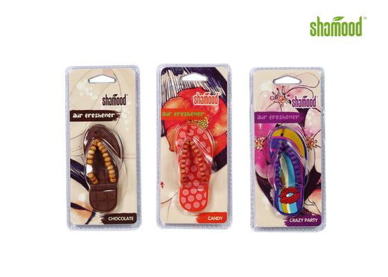 Xmas Style Slipper Shaped Shamood Air Freshener Car Hanging