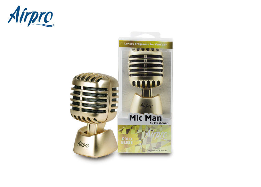 Micman Style Long Lasting Car Air Freshener Golden Color High End Car Fragrance