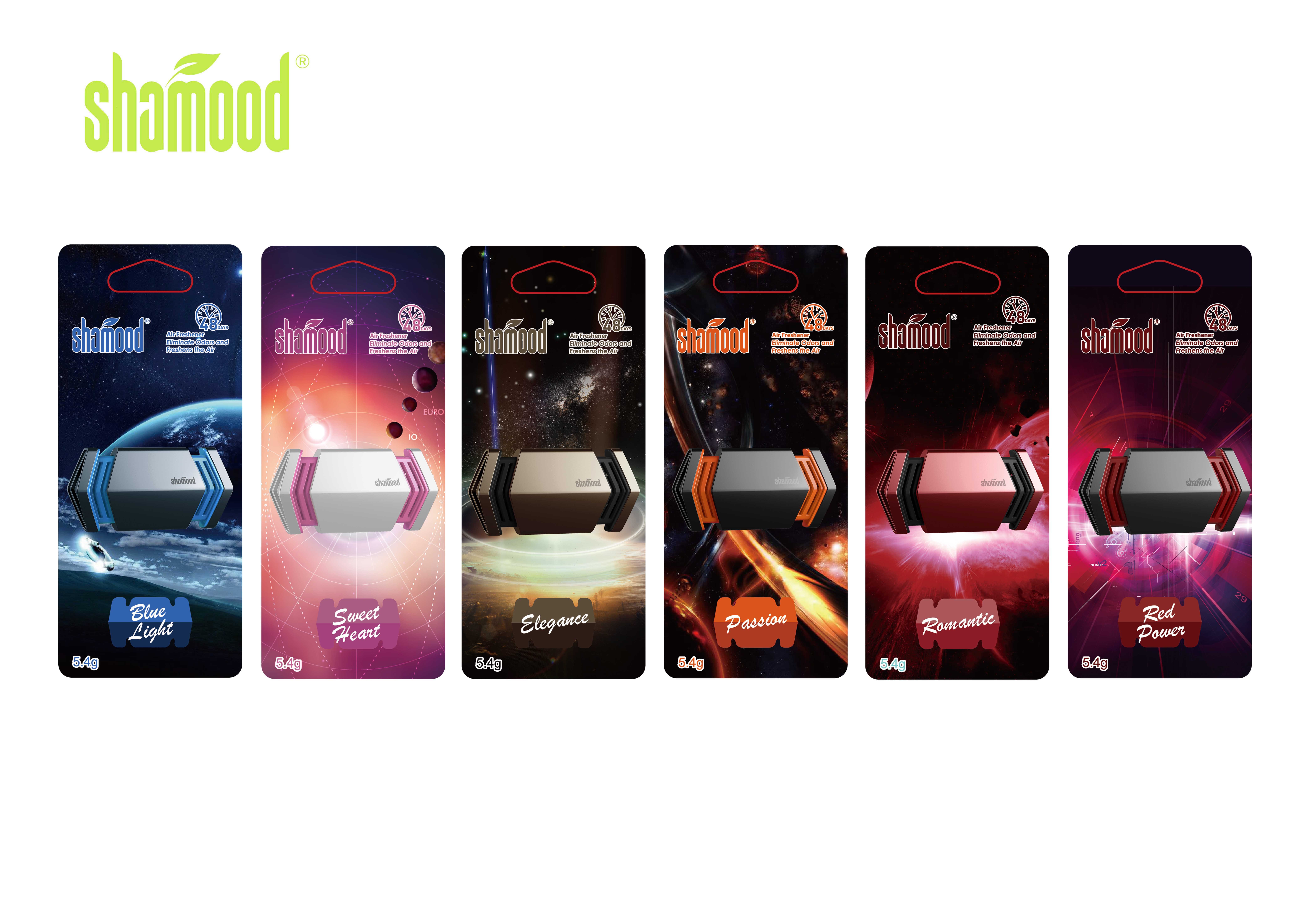 Healthy Plastic Refresh Car Air Freshener / Car Perfume With Clip Inside